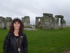 Oana at Stonehenge