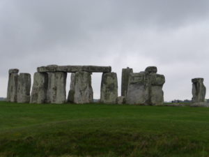 Stonehenge on a cloudy day