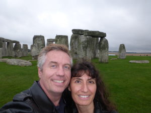 Todd and Oana at Stonehenge