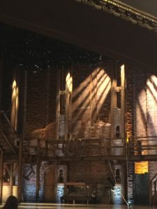 The set of Hamilton in Chicago