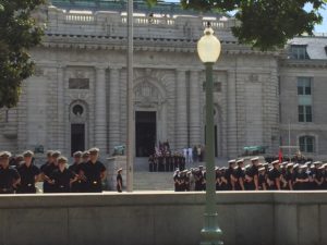 Noon meal formation USNA