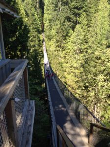 The original Capilano Suspension Bridge