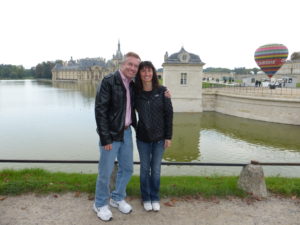 Todd and Oana at Chantilly Chateau