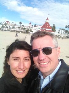 Todd and Oana in Coronado